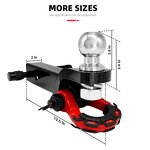 D Ring Shackle Manufacturer - 2" Trailer Mount 3/4" Hitch Receiver