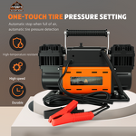 Tire Air Compressor Supplier - 12V Double Cylinders Digital Display