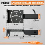 Winch Plate Supplier - 3500lbs Universal Steel 2" Hitch Receiver