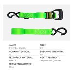 Tiedown Ratchet Strap Factory - 5t Heavy Duty Logistic Lashing Belt