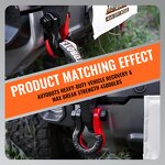 Tow Shackle Factory - Universal Steel Hitch Receiver Split D Ring