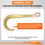 Tow Truck Chain Factory - 5/16" Yellow Galvanized G70 with J Hook