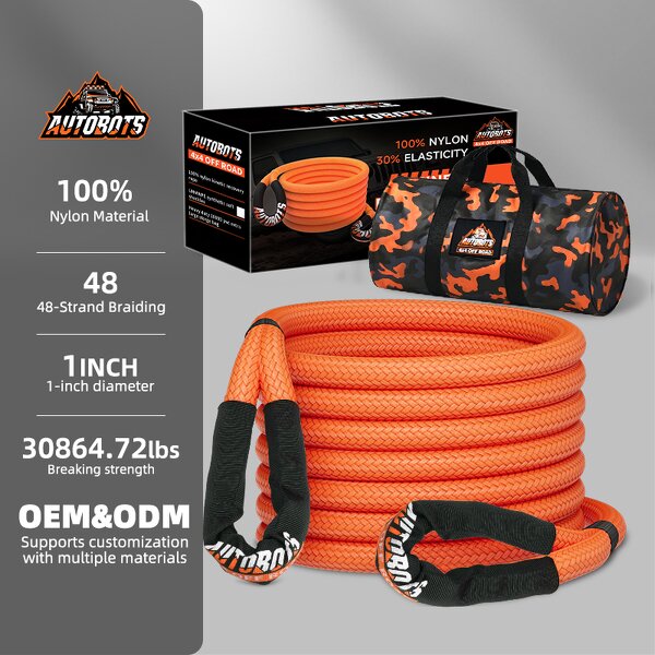 Kinetic Rope Manufacturer - 7/8" 22mm 20ft 30ft 14T Double Braid