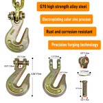 Load Chain Supplier - G70 Short Link Thick Iron Container Lifting