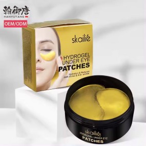 Under Eye 24kgold Treatment Custom Korean Skincare Eye Mask Patch Brightening Hydrogel Beauty Gel Patches for Dark Circles
