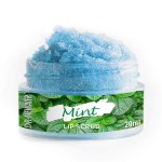 自有品牌粉红唇部磨砂膏有机去角质，保湿光滑素食水果糖唇部面膜磨砂膏
