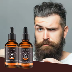 最畅销的30ml SADOER营养深层吸收胡须生长精油100%纯摩洛哥摩洛哥坚果油男士胡须护理精华液