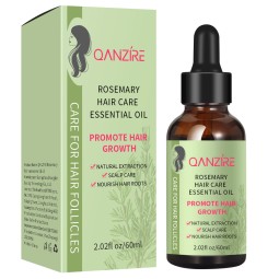 私人品牌最佳强化有机滋养光泽平滑薄荷迷迭香头发生长油
