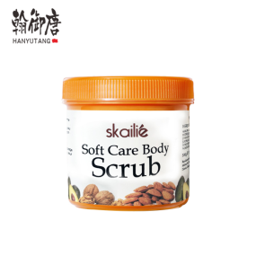 Hot Selling Organic Vegan Skin Whitening Exfoliating Shea Butter Salt Bath Body Scrub Cream