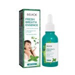 Mint Flavored Fresh Breath Essence Mouth Spray Oral Care with Lemon & Eucalyptus Scent Eliminate Odor and Clear the Mouth