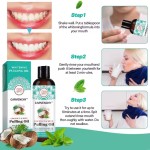 Mouthwash Fresh Breath Teeth Whitening Gum Coconut Oil Pulling Natural Peppermint Essential Oil Vitamin E Health Oral Care