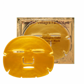 OEM Wholesale Vitamin C Face Skin Care Sets Moisturizing Face Sheet Whitening  Gold Hydrogel Collagen Crystal FacialMask