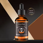 Best Selling 30ml SADOER Nutrients Deep Absorption Beard Growth Essential Oil 100% Pure Moroccan Argan Oil Men Beard Care Serum