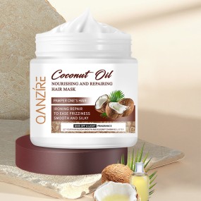 Coconut Moisturizing HairMask Smooth Conditioner InvertedMask Repair Frizz Nutritional Baking Cream 500g