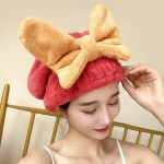 Super Absorbent Hair Tower Cap Coral Velvet Hair Drying Towels Fast Drying Hair Wraps for Women Girls