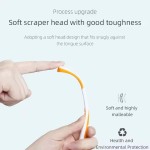 Wholesale Silicone Plastic Tongue Cleaner Scraper Dual-Use Reusable Toothbrush Oral Care Cleaning Tool Tongue Scraper with Brush