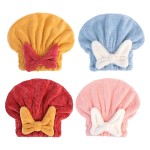 Quick Dry Hair Towel Wrap Super Absorbent Hair Cap Anti-Frizz Accessories for Women