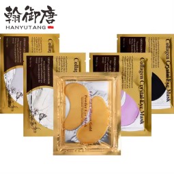 优质24K金胶原蛋白水晶亮眼膜豪华水凝胶有机保湿抗衰老护眼片