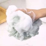 浴花散装混合颜色50克批发背擦洗网浴海绵淋浴球尼龙浴花