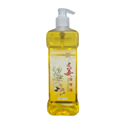 热卖标签产品头皮护理按摩和放松头发油身体按摩油650ml姜油多用途