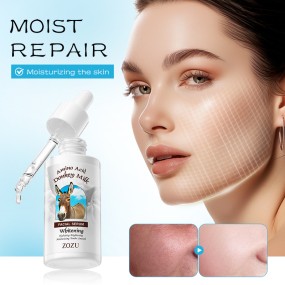 Private Label Donkey Milk Facial Serum Vitamine C Essence Skin Care Anti Wrinkle Face Serum Beauty Products