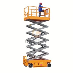 Scissor Lift Manufacturer - OEM/ODM 12-16m Hydraulic Self Propelled Industrial Lift