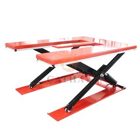 Pallet Scissor Lift Table Manufacturer - OEM/ODM E Shape 1ton Stationary Low Profile