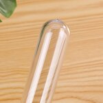 Plastic Test Tube Manufacturer - 70ml Food Grade PET Clear with Screw Caps