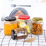 Glass Food Storage Jars Supplier - Wholesale Hexagon with Aluminum Lid
