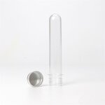 Plastic Test Tube Supplier - 45ml Clear Food Grade PET with Screw Cap