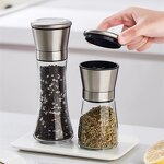 Stainless Steel Grinder Set Factory - Wholesale Manual Salt and Pepper Mill