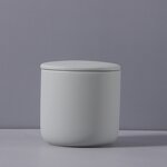Ceramic Candle Jar Manufacturer - Wholesale Unique 5oz 10oz White with Lids