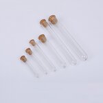 Plastic Test Tube Manufacturer - Round Bottom Transparent PS with Cork
