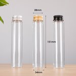 Plastic Storage Test Tube Supplier - 110ml Clear PET Screw Caps Containers
