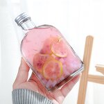 Glass Juice Bottles Supplier - Wholesale Clear Cold Press with Aluminum Cap