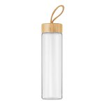 Glass Water Bottle Manufacturer - Wholesale 550ml Borosilicate with Bamboo Lid