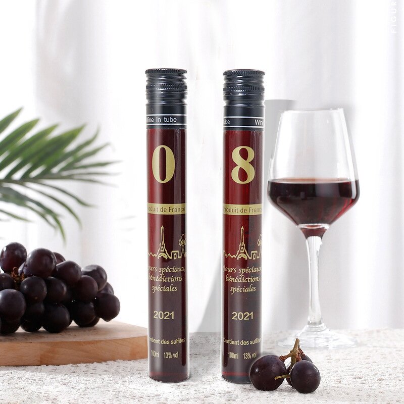 Glass Wine Test Tubes Factory - Wholesale 50ml 100ml with Screw Cap