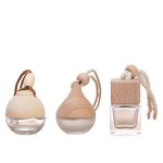 Glass Car Perfume Diffuser Manufacturer - 5ml Spherical Hanging with Screw Cap