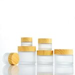 Glass Cosmetic Jars Supplier - Wholesale 50g Frosted Empty Face Cream Jars