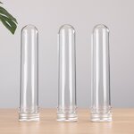 Plastic Test Tube Manufacturer - 70ml Food Grade PET Clear with Screw Caps