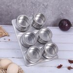 Stainless Steel Spice Jars Set Factory - Wholesale Magnetic Seasoning Storage