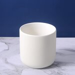 Ceramic Candle Jar Manufacturer - Wholesale Unique 5oz 10oz White with Lids