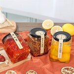 Glass Honey Jar Factory - Wholesale Square Metal Screw Lid Screen Printed