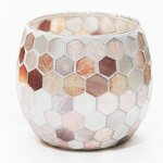 Glass Candle Holders Supplier - Colorful Luxury Mosaic for Decoration
