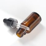 Essential Oil Dropper Bottle Factory - Wholesale Round Amber Glass for Serum