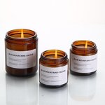 Glass Candle Jar Factory - Wholesale 8oz Amber Empty for Candle Making