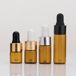 Glass Dropper Bottles Supplier - Wholesale 1ml-5ml Clear Amber Essential Oil
