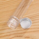 Plastic Test Tube Manufacturer - 70ml Food Grade PET Clear with Screw Caps