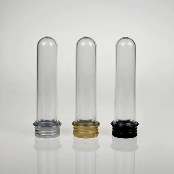 Plastic Test Tube Factory - 30ml PET with Aluminum Screw Caps Candy Storage