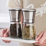Stainless Steel Grinder Set Factory - Wholesale Manual Salt and Pepper Mill